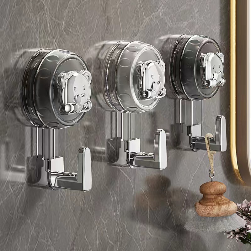 Home Bathroom Door - Zelfklevende zuignap keukenhanddoekhaak Commando haken wandstickers
