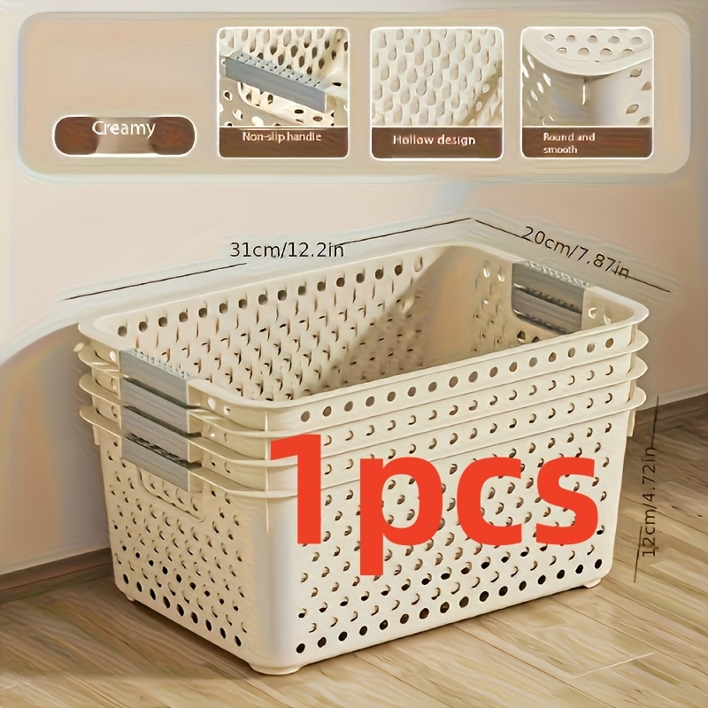 Home Goods Bathroom Storage - Ruime plastic opbergbox met open roosterstructuur