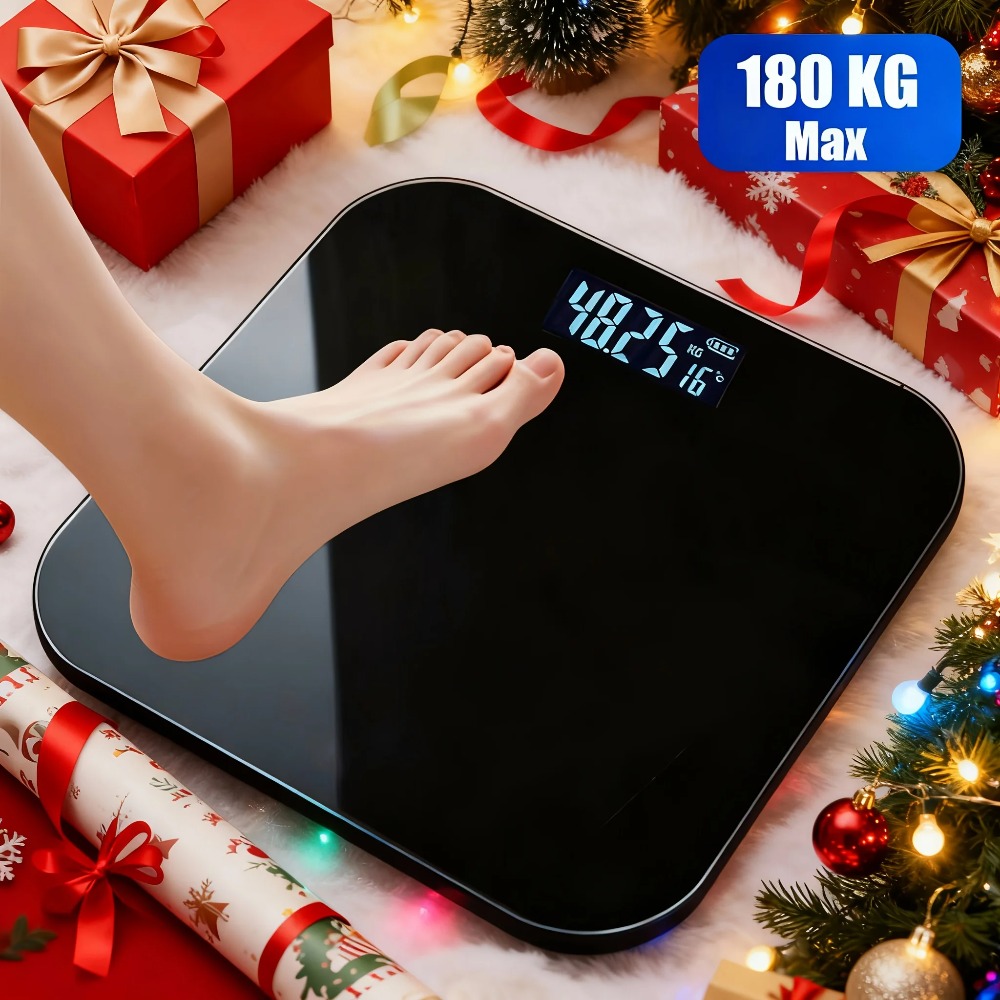 Home Bathroom Scales - Hoogprecisie digitale badkamerweegschaal met groot LED-display