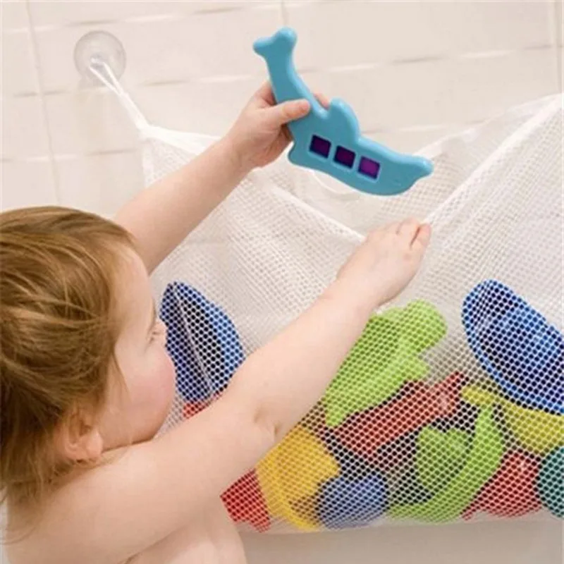 Home Goods Bathroom Storage - Babybadkamer Mesh Badtas Kids Cartoon Mand
