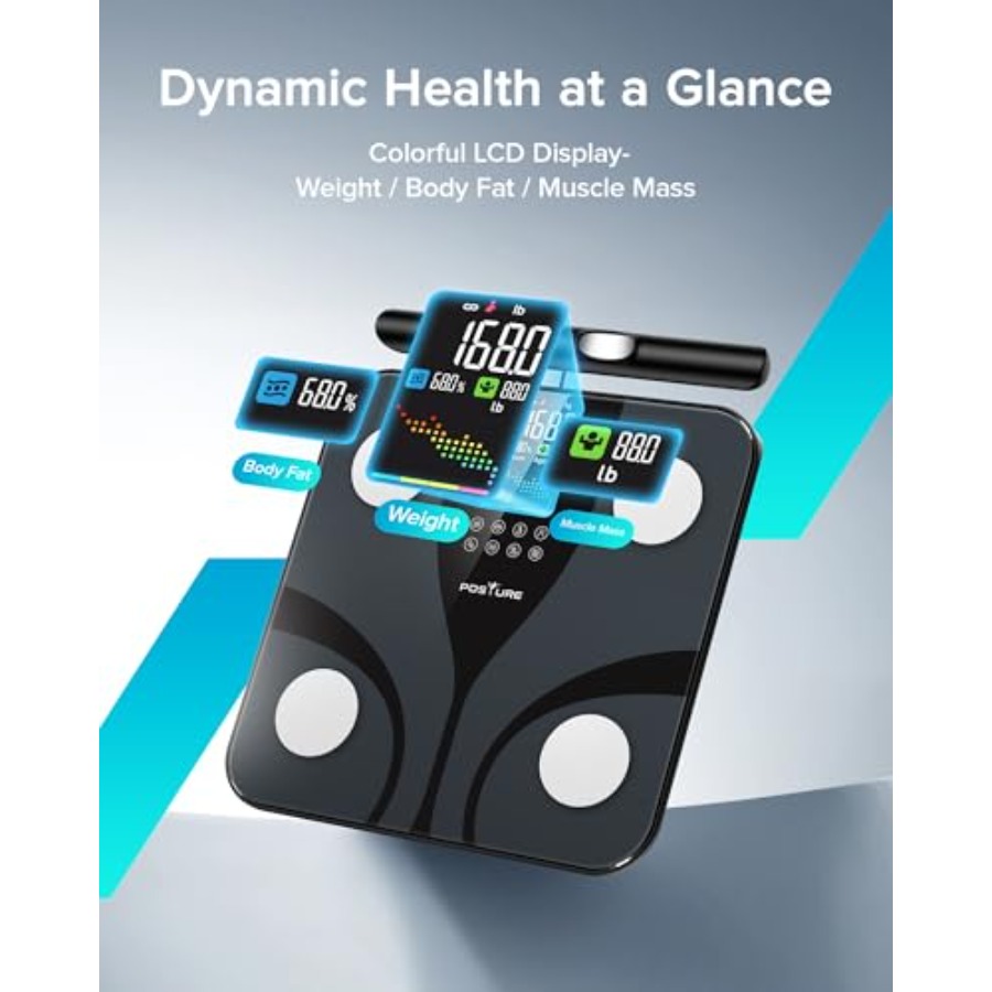 Slimme digitale badkamerweegsc - Home Bathroom Scales recensie en prijs