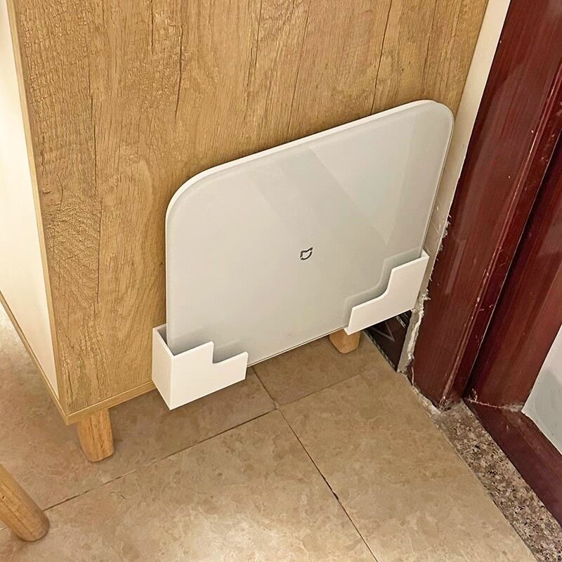 Witte zelfklevende weegschaalh - Home Bathroom Scales recensie en prijs