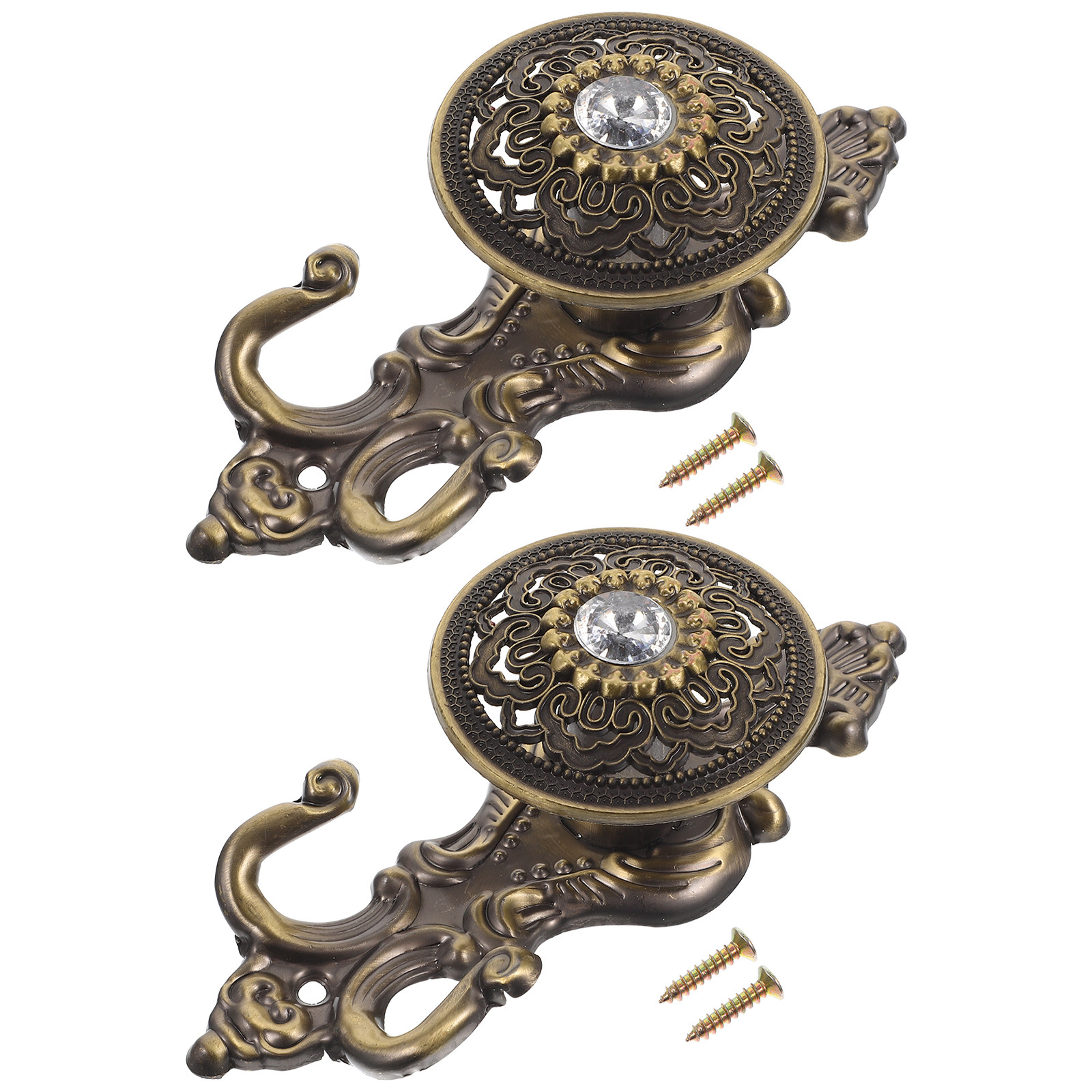 2 stuks elegante retro strass  - Home Bathroom Door recensie en prijs