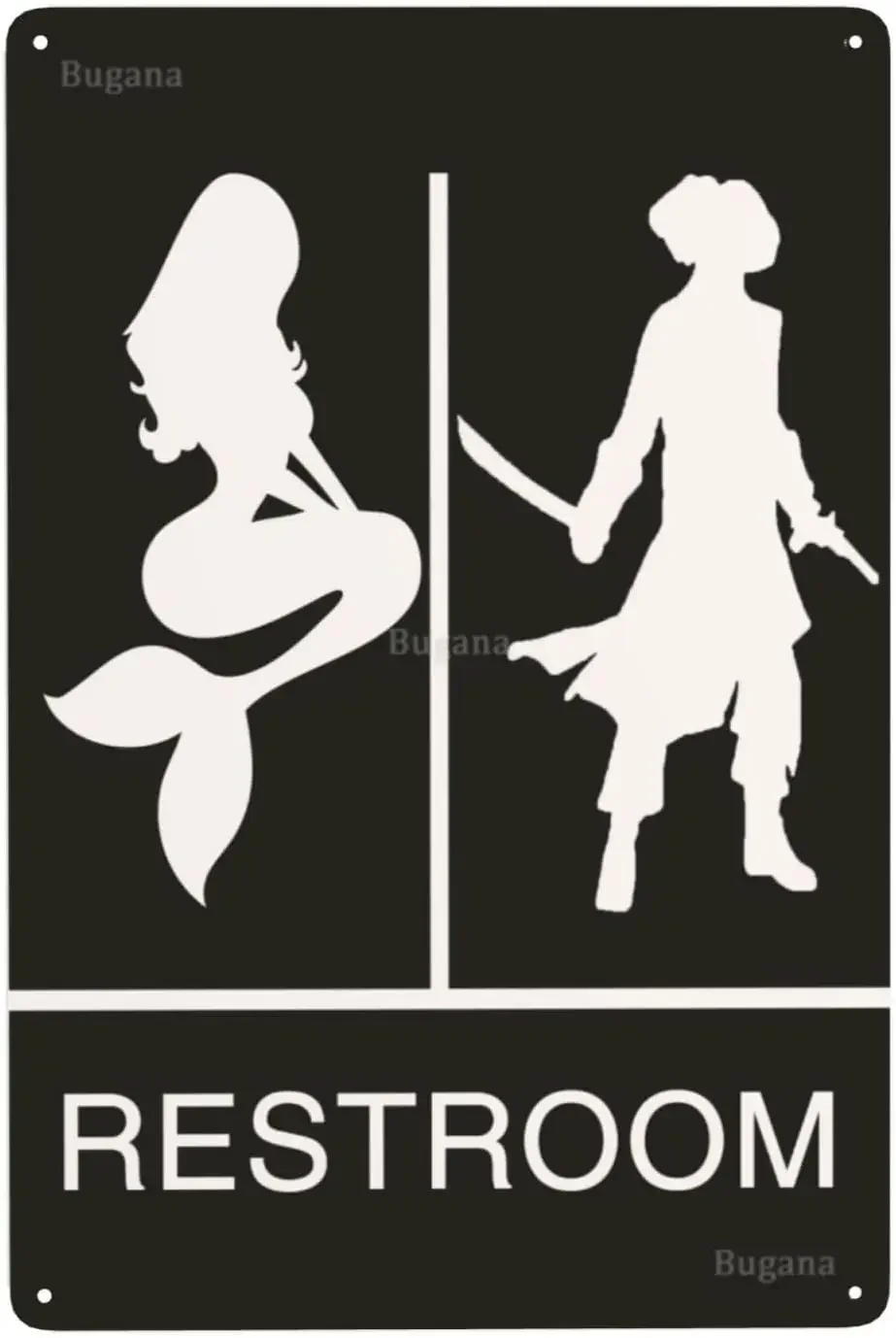 Zeemeermin Piraten Toilet Vint - Home Bathroom Door recensie en prijs
