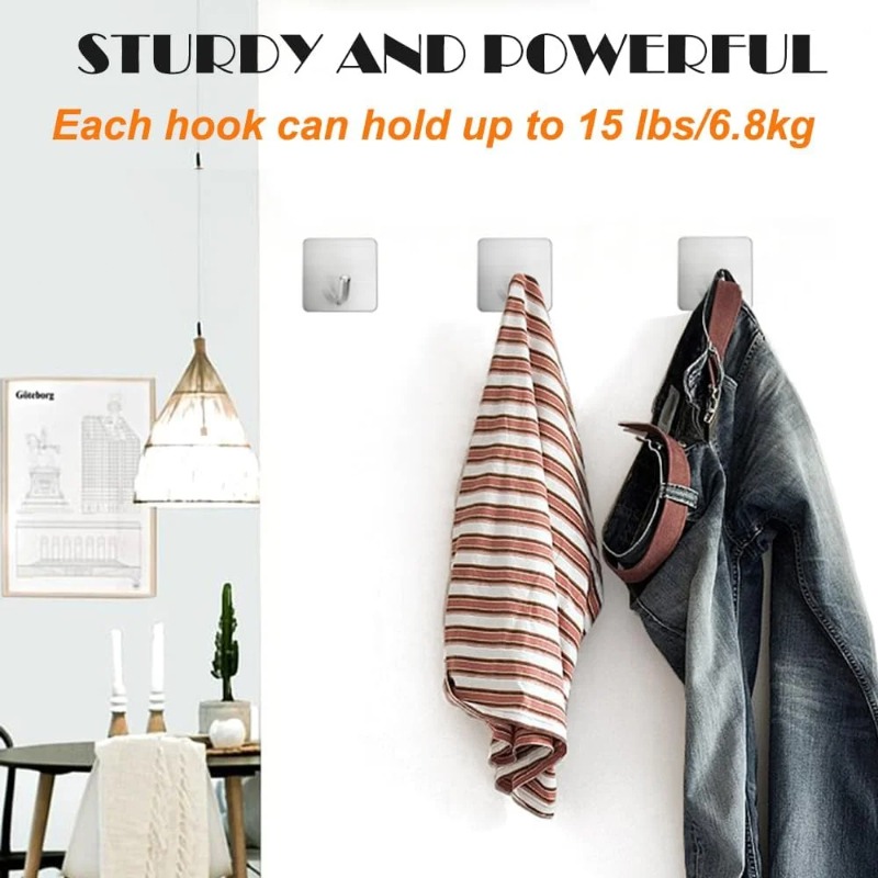 4 stuks zelfklevende roestvrij - Home Goods Bathroom Storage recensie en prijs