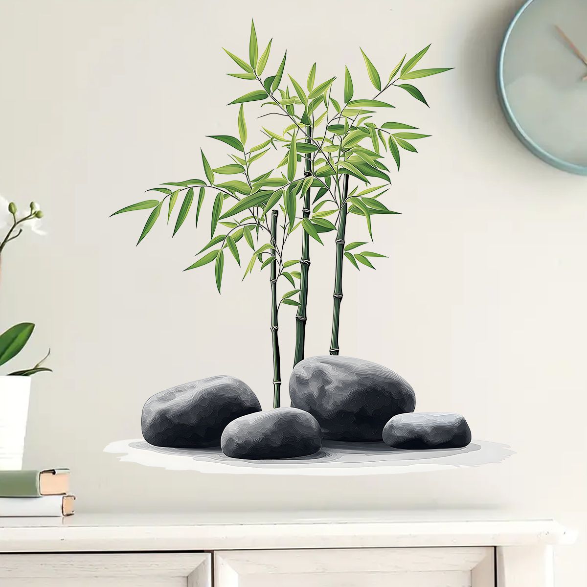 Inkt Bamboe Muursticker Badkam - Home Bathroom Wall Tiles recensie en prijs