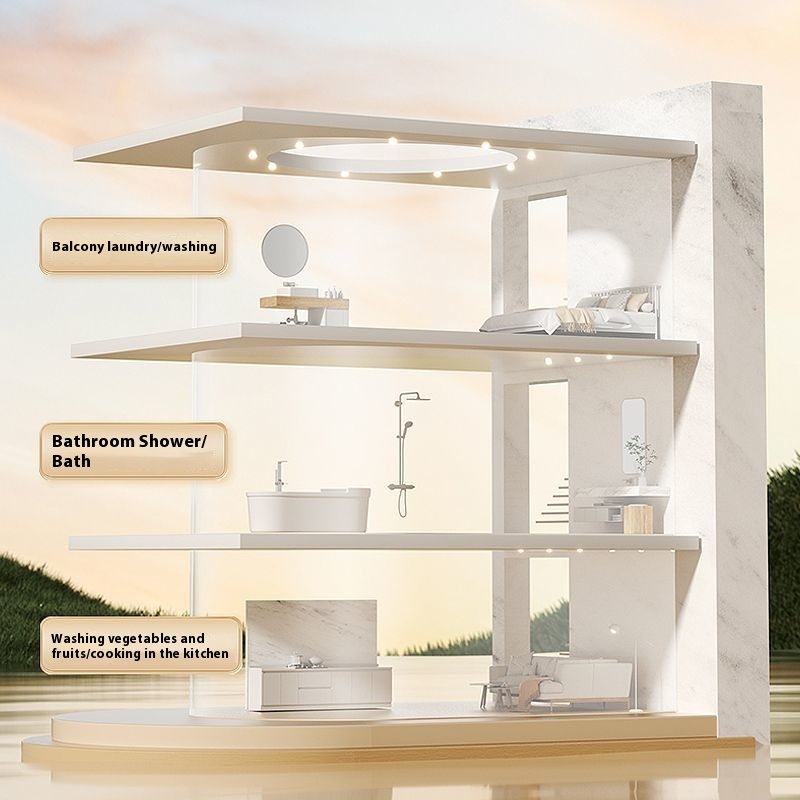 Pre-douchekop, doucheset voor  - Home Bathroom Scales recensie en prijs