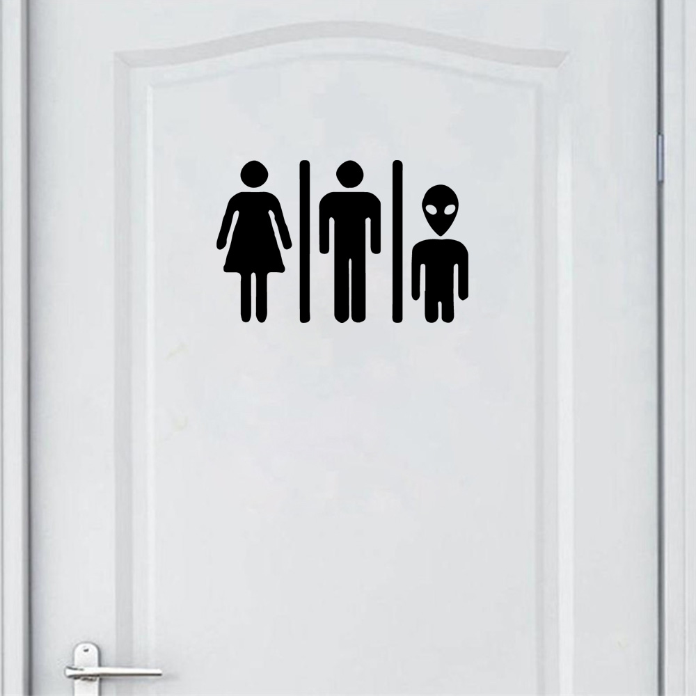 1 Pc Cartoon Stijl Toilet En W - Home Bathroom Wall Tiles recensie en prijs