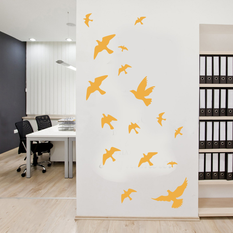 12 Stks/set Vogel Muurstickers - Home Bathroom Wall Tiles recensie en prijs