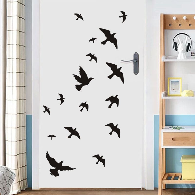 12 Stks/set Vogel Muurstickers - Home Bathroom Wall Tiles recensie en prijs