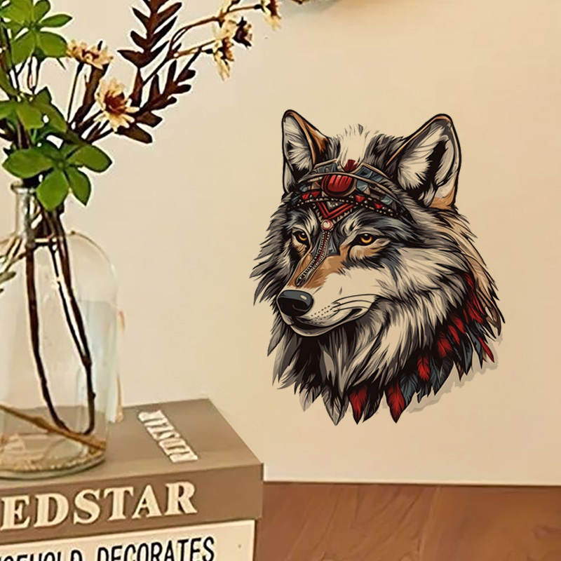 QT36 #   1pc Cool Indian Wolf  - Home Bathroom Wall Tiles recensie en prijs