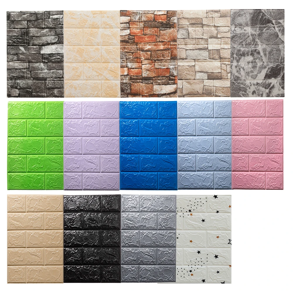 3d Foam Muurstickers Zelfkleve - Home Bathroom Wall Tiles recensie en prijs