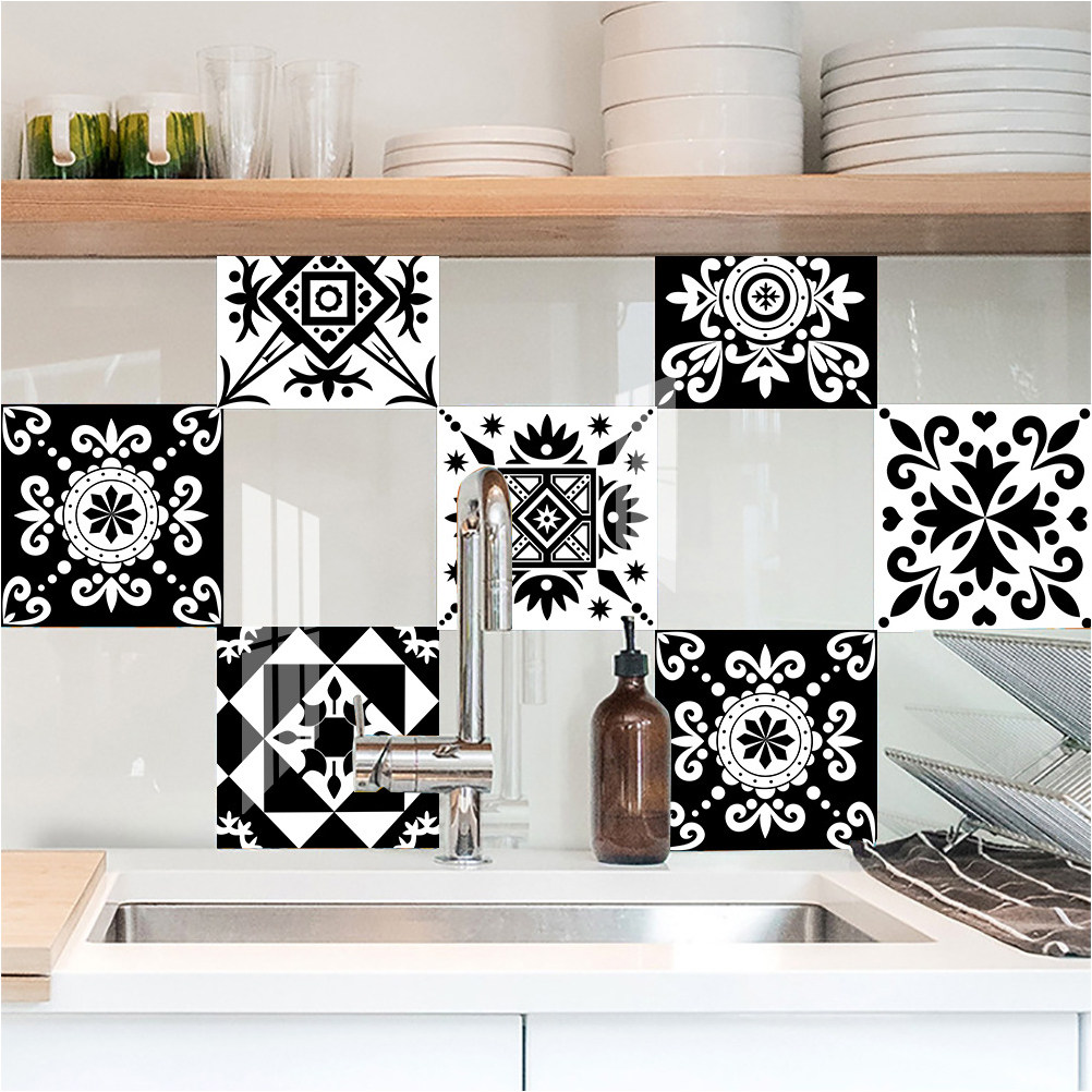 10 stuks woondecoratie muursti - Home Bathroom Wall Tiles recensie en prijs