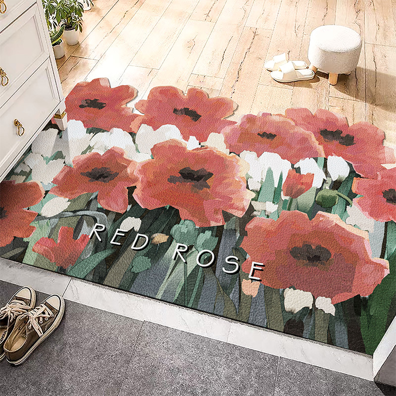 PVC deurmat, olieverfschilderi - Home Bathroom Door recensie en prijs