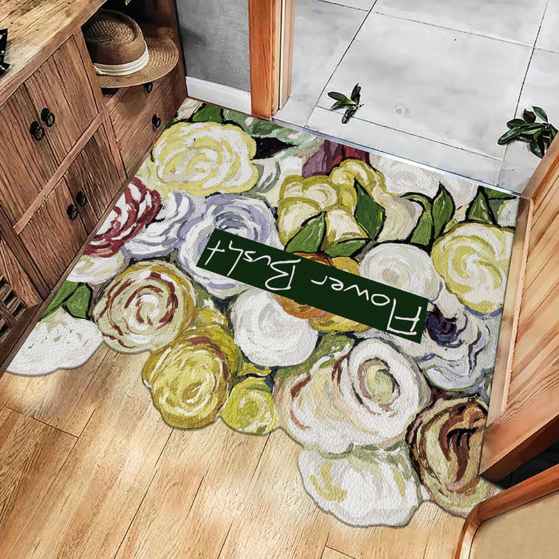 PVC deurmat, olieverfschilderi - Home Bathroom Door recensie en prijs