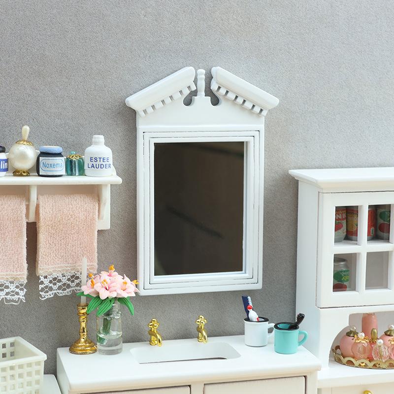 Witte spiegel poppenhuis badka - Home Bathroom Scales recensie en prijs